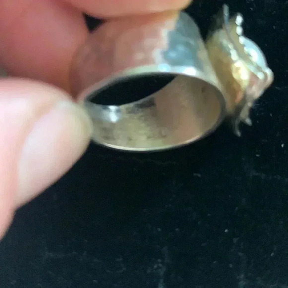 Silpada sterling silver 925 and freshwater pearl statement ring - Picture 6 of 7